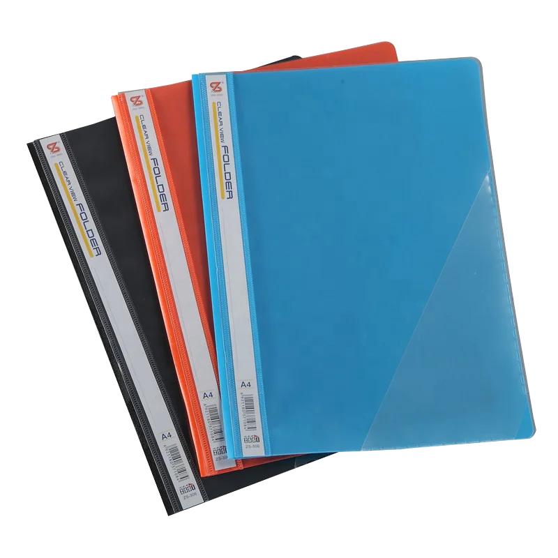 
Folder Plastic Cover Hard Files Custom Size Logo A4 Ring Lever Arch File Clip 