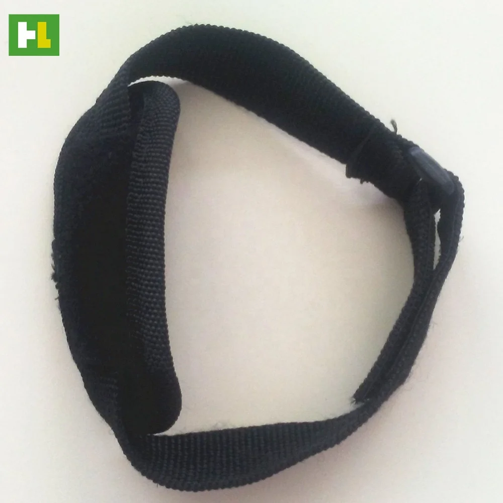 Factory direct sale soft nylon hook and loop holding strap with pad
