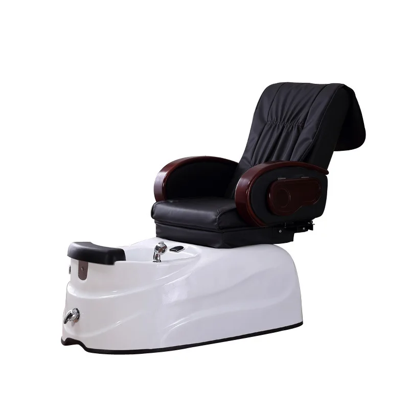 Wholesale Modern Beauty Nail Salon Discharge Pump Pipeless Whirlpool Foot Spa Manicure Pink Pedicure Chair