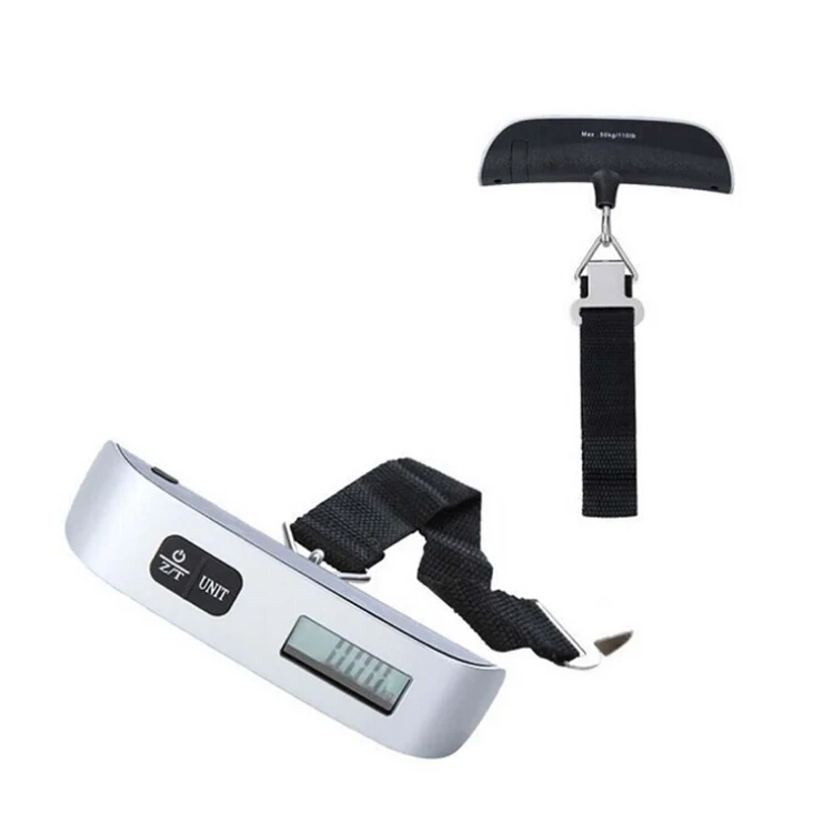 ABS Metal Electronic Digital Scale Portable LCD Weighting Balance Hanging Luggage Scale