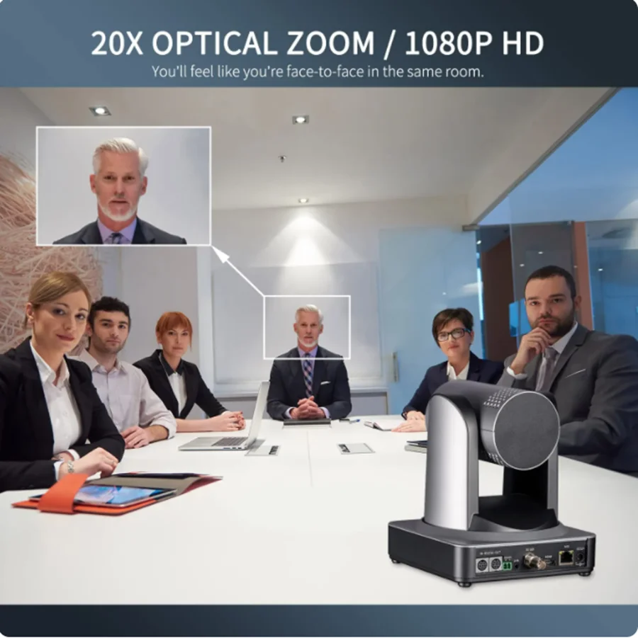 FEELWORLD NDI20X Simultaneous 3G-SDI/HD/NDI/IP Live Streaming PTZ Camera For Online Education