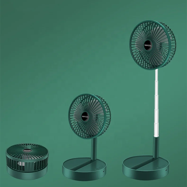 Rechargeable Brushless Folding Desktop Camping Fan Portable Usb Telescopic Adjustable Battery Fan