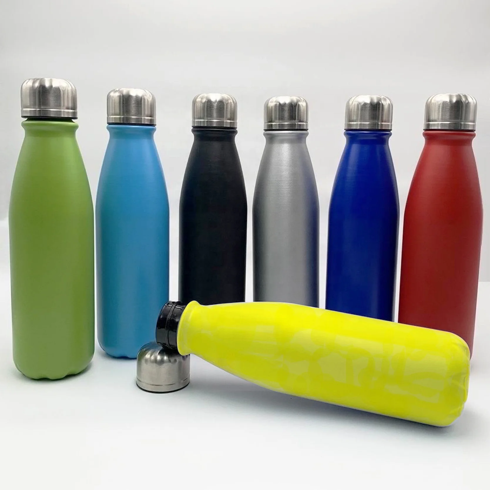 BPA free Food Grade 500ml Aluminum Cola Water Sport Water Bottle Aluminum Bottle With Screw Cap