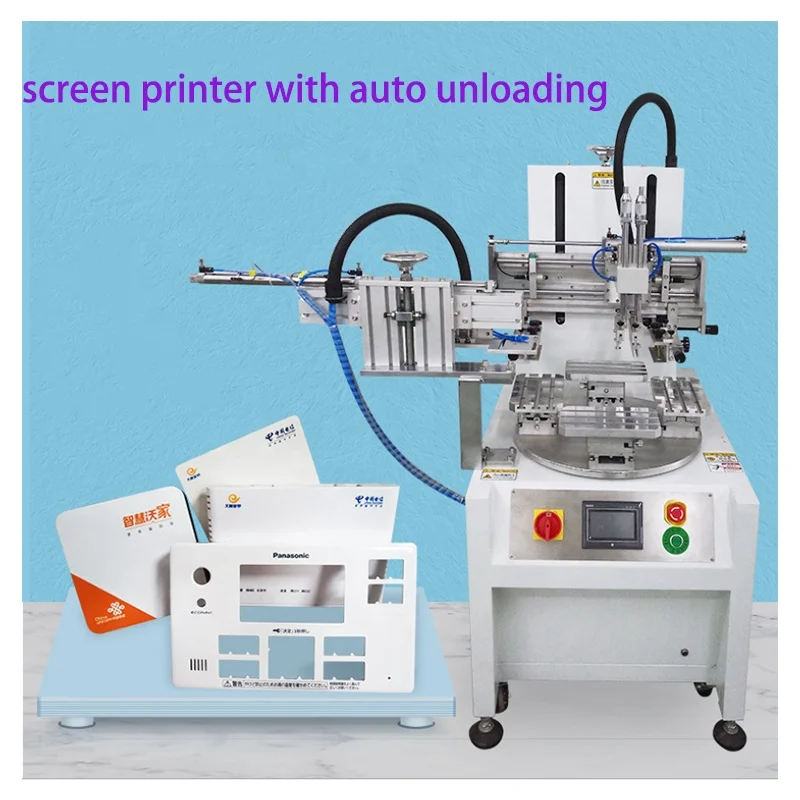 PVC ceiling borad panel auto flatbed screen printer machine for PVC Ceiling Sheet screen printing machinery