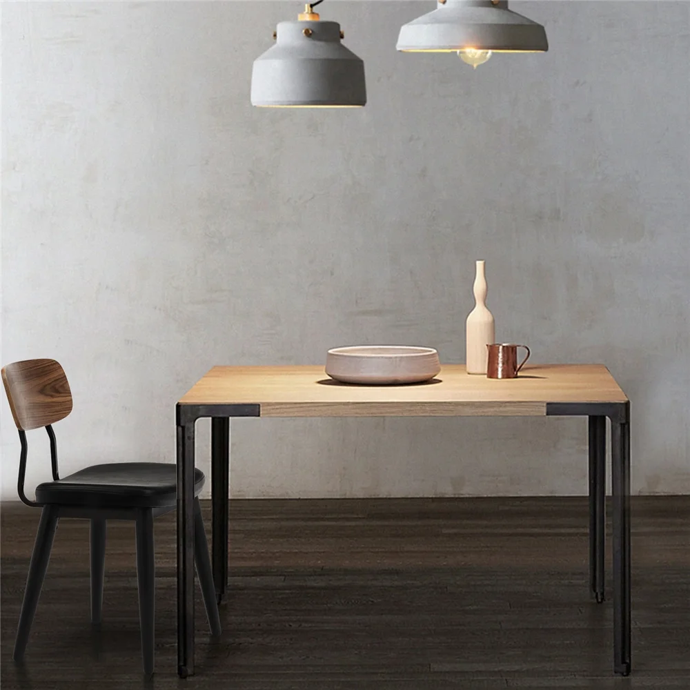 Wholesale Manufactures modern restaurant furniture sillas cheap metal dining chair with Upholstered seat and wood backrest