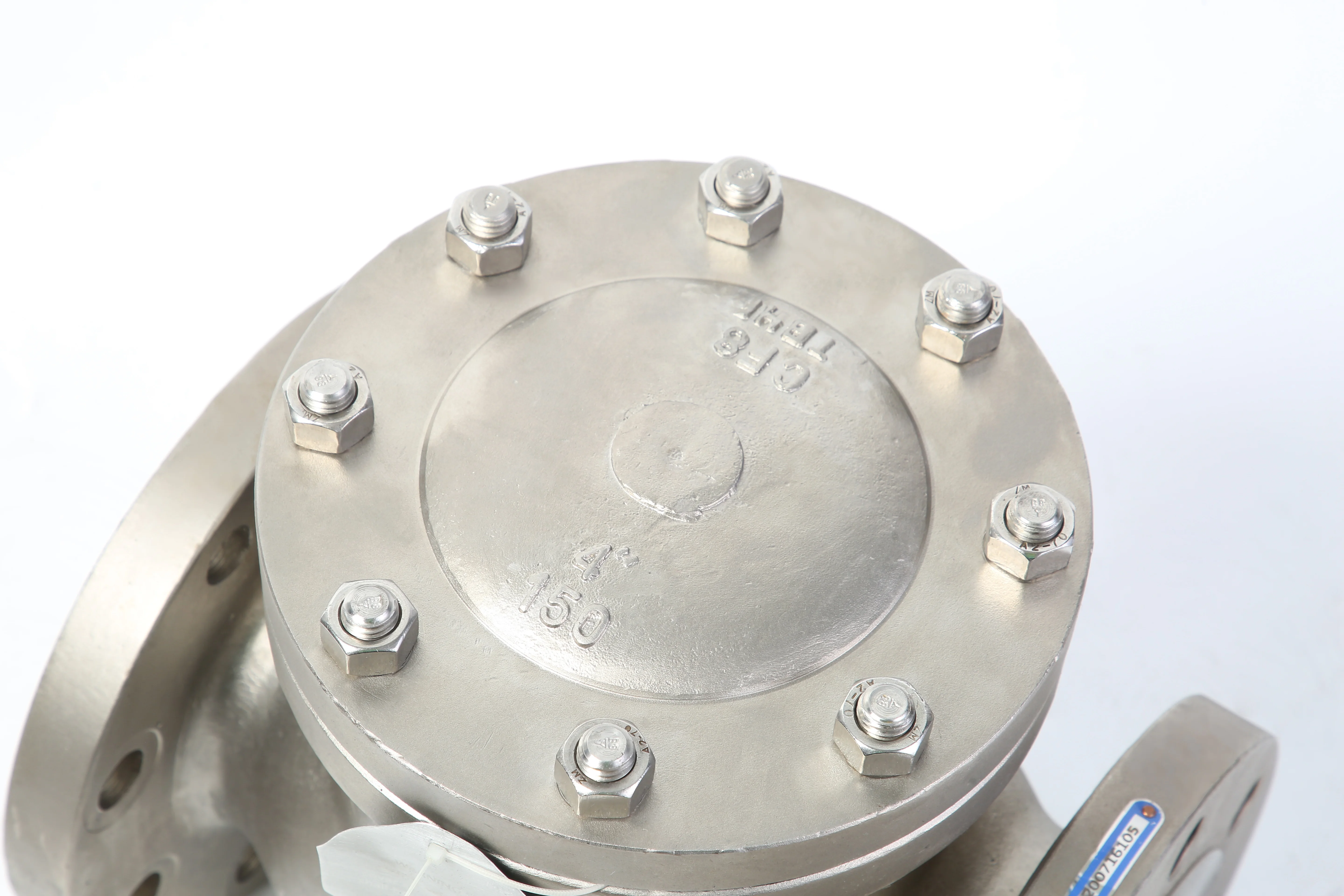 stainless steel 304 vertical check valve flange bolted bonnet