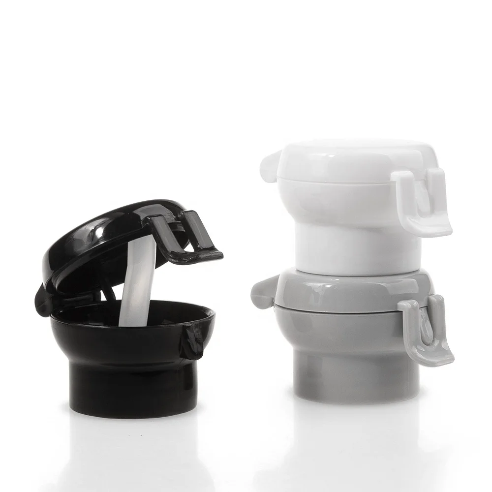 Factory wholesale child resistance cap cute plastic water bottle caps with straw