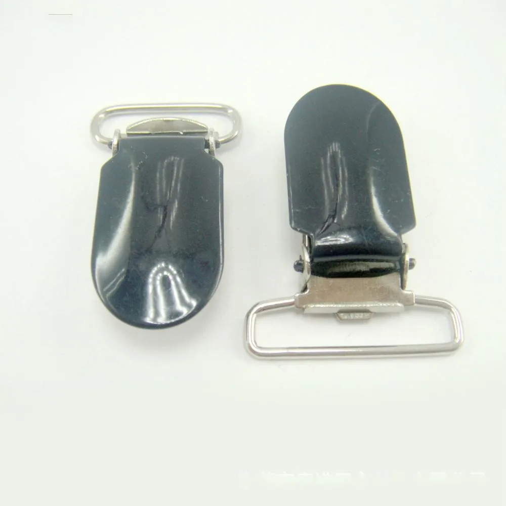 Garment Coat Jacket Wear Nickel Resistant Metal Steel Pacifier Suspender Clips And Adjusters