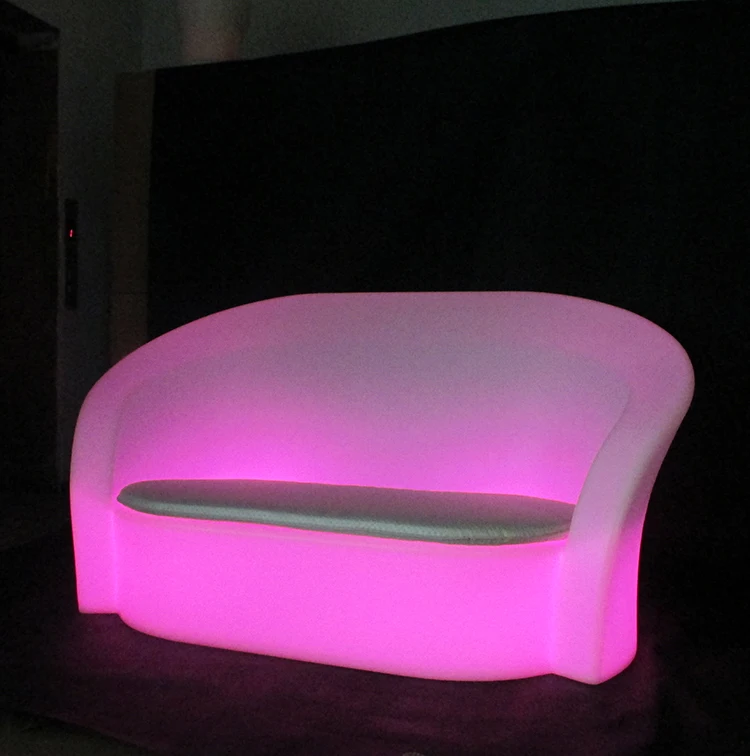 
Innovative new products plastic led rgb cube light chair led Couch living room sofa 