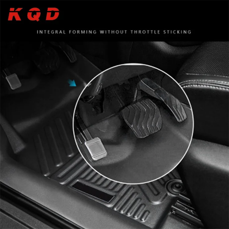 Низкая цена Высокое качество Пользовательский логотип 5D автомобильный коврик оптовая продажа легко чистить Противоскользящий ТПЭ/ТПО автомобильные коврики для