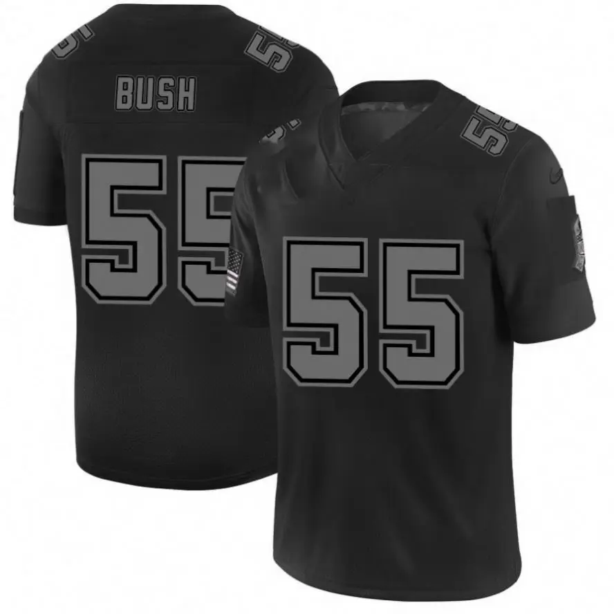 Оптовая продажа новинка 2021 Мужская футболка BETTIS 36 # SHAZIER 50 BUSH 55 WATT 90 черная Американская дешево