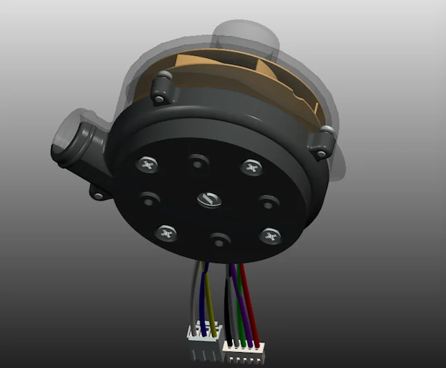 small sized  brushless dc centrifugal air blower fan 24V for industry usage