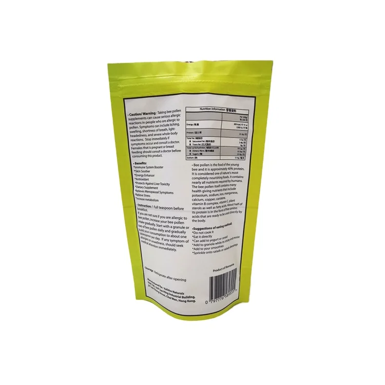 eco-friendly plastic mylar bag mono PP/PE/PET material heat seal recyclable retort pouch bag
