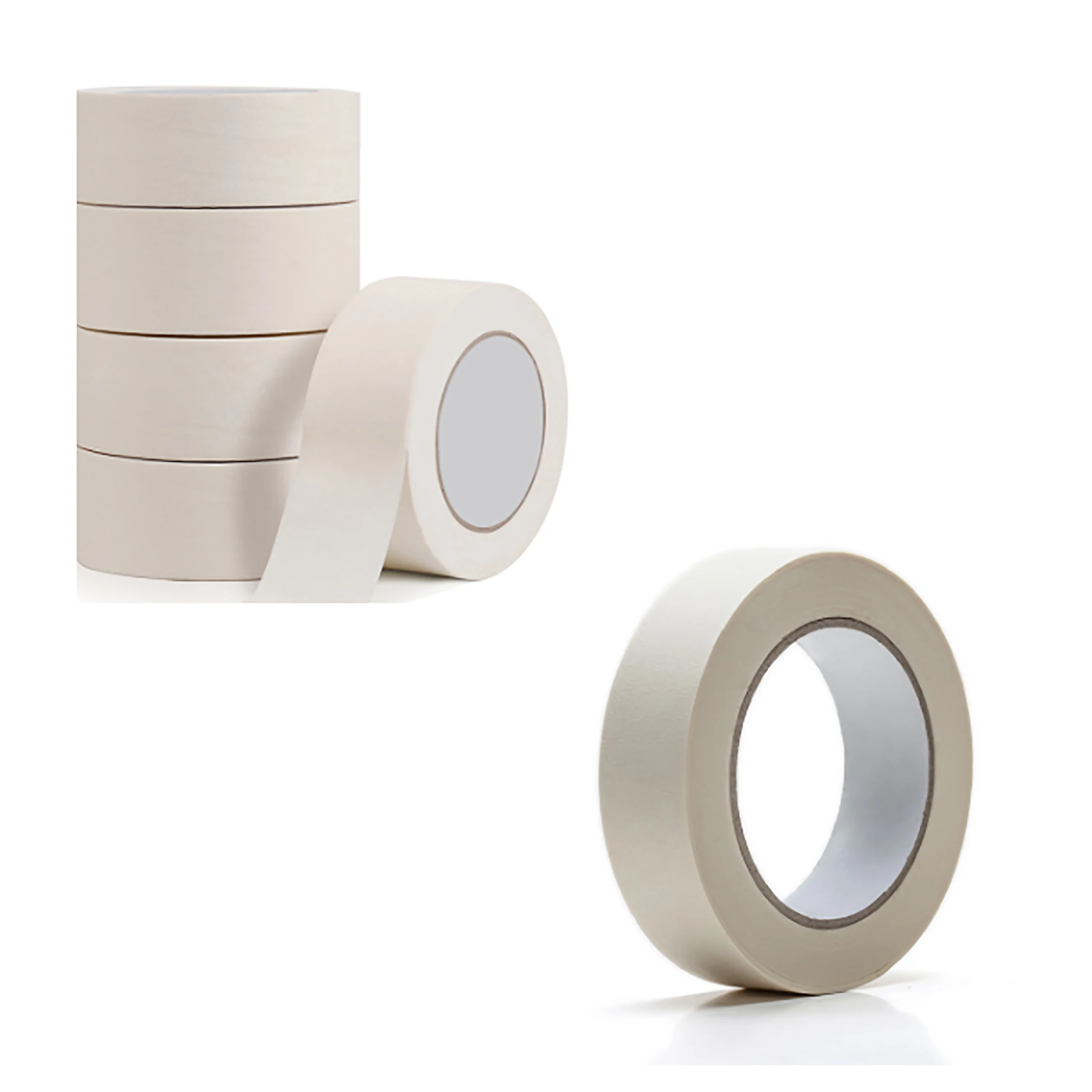 20MM*20M Custom DIY Decorative Painting Labeling Packing Basics Painters Peel White Masking Tape