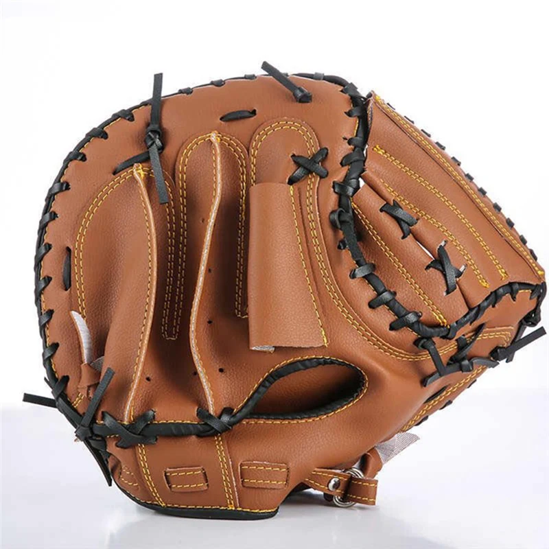 Baseball catcher gloves professional training for teenagers PVC thickened adult baseball and softball gloves  receiving gloves
