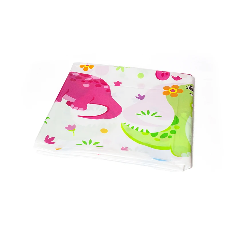Happy Birthday Party Decoration Disposable Plastic Waterproof Table Cloth Table Cover Tablecloth For Kids