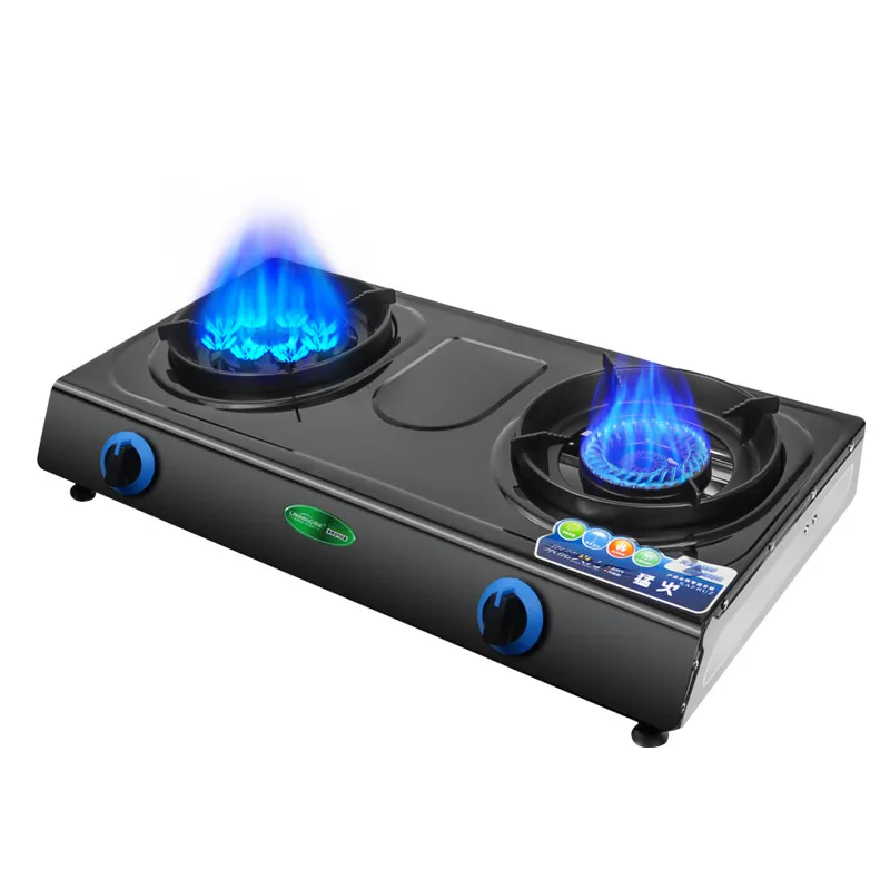 Home kitchen stove biogas table top cooker double burner electric stoves