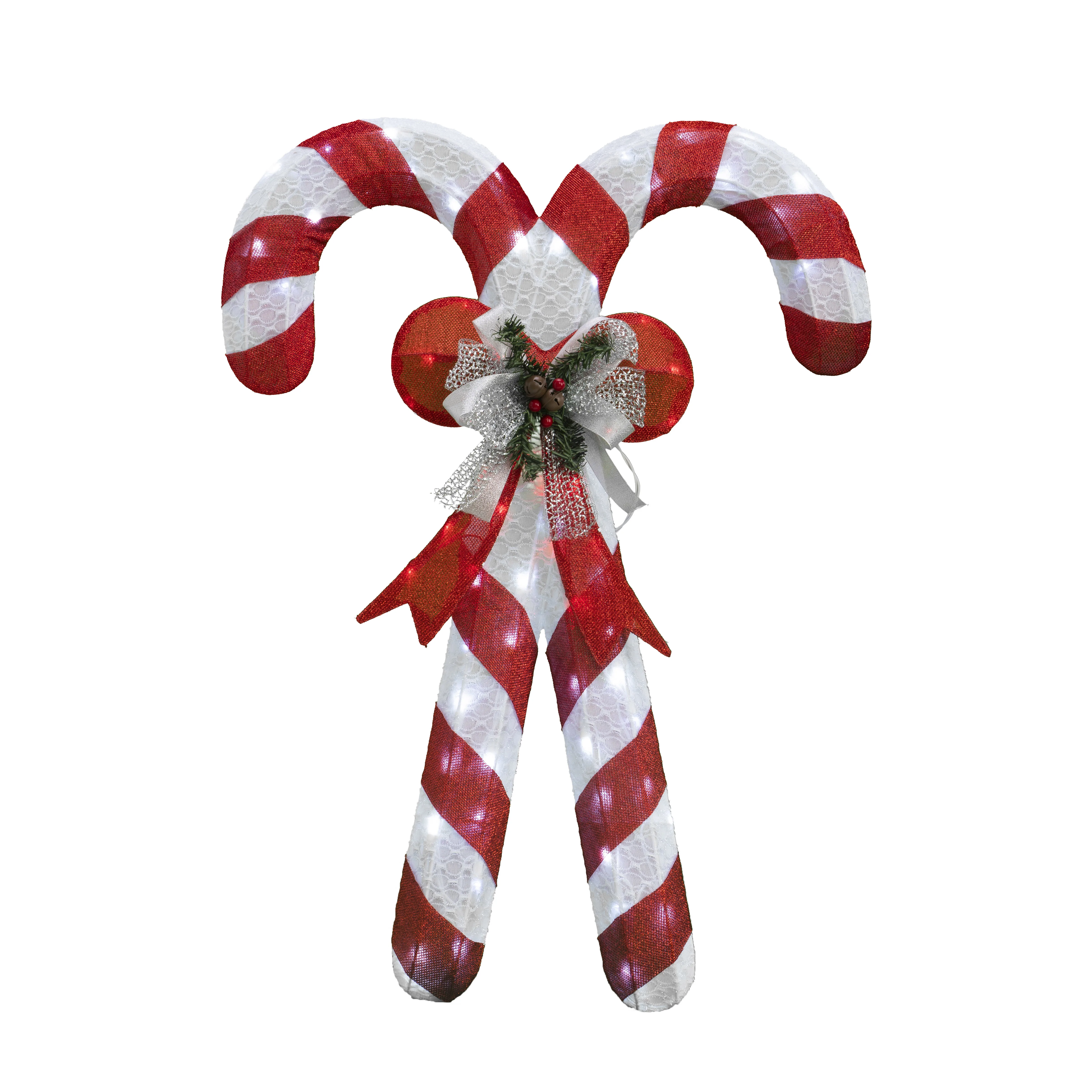 Christmas Outdoor Decor Light With Candy Cane Outdoor Light Sculptures