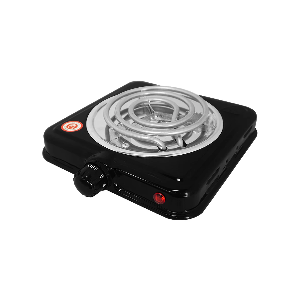 OEM Portable Single Burner Electric Stove 1000W Spiral Coil Hotplate Mini 110v 220v Hot Kitchen Household Use Iron Heating