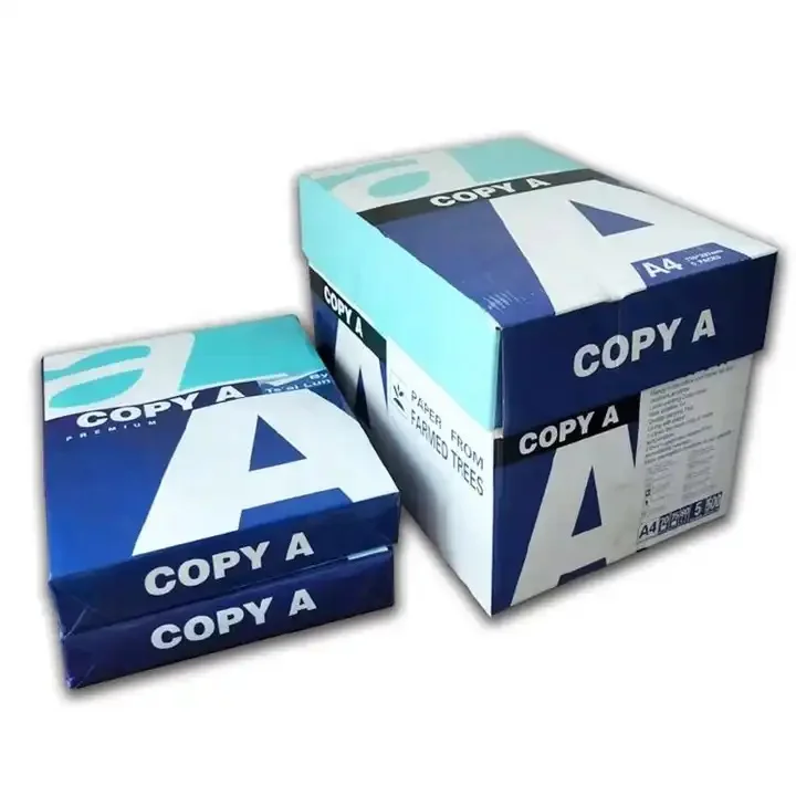 The best quality Copy A White 100% Wood Pulp 70 75 80 Gsm Office Recycled Printer Offset A4 Good Price Copy Paper