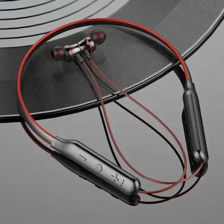 RH-BT10112  Bluetooth wireless headset factory wholesale cheap and easy to use in-ear  wireless neck hanging type headset