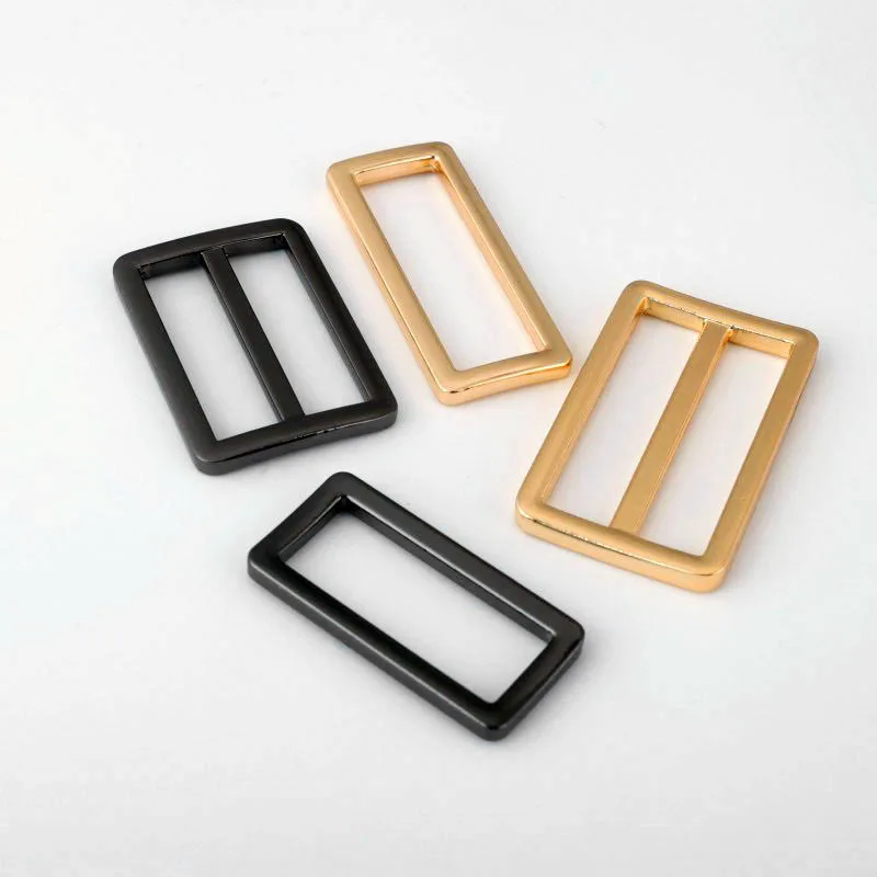 Custom Color 20-50mm Strap Buckles Slider Tri Glide Adjust Belt Buckle For Webbing Shoes Clothes Bags Leather Part Accessories