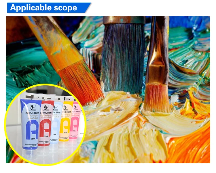 Small Capacity and Covering Power Acrylic Paint