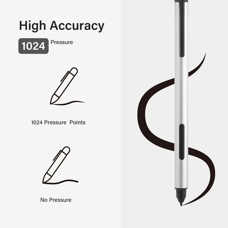 
capacitive stylus pen for microsoft with palm rejection custom logo bulk surface pen stylus 