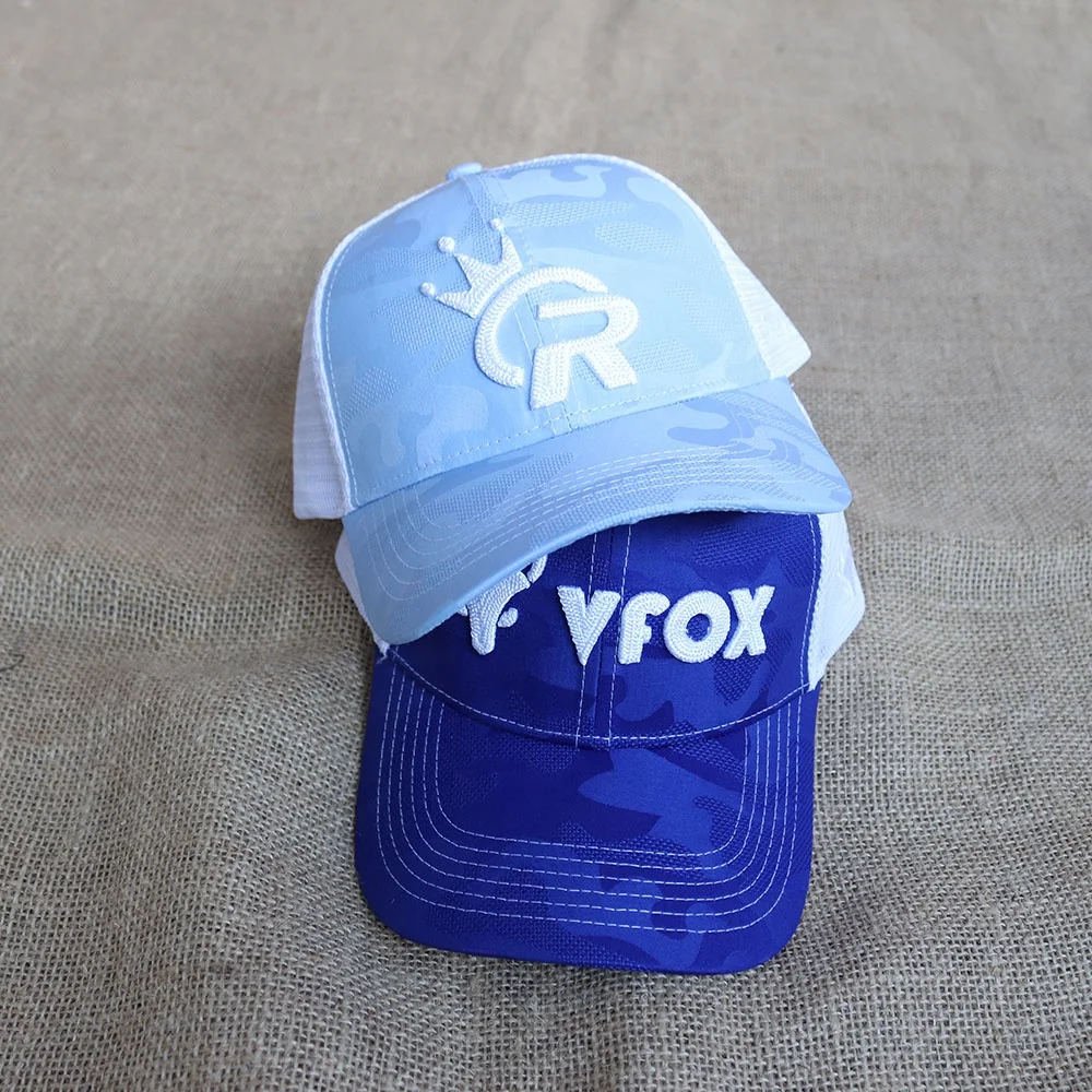 Hot Selling Hat Style 6 Panel Trucker Caps Special Jacquard Fabric Custom 3D Rope Embroidery Logo Trucker Hats Caps