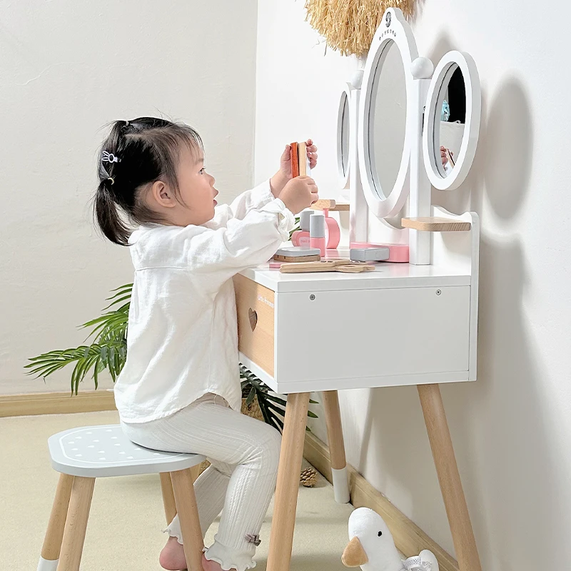 Sell Well New Type  Children Play House Large Simulation Kitchen Utensils  Pretend Play wooden Kitchen Toys