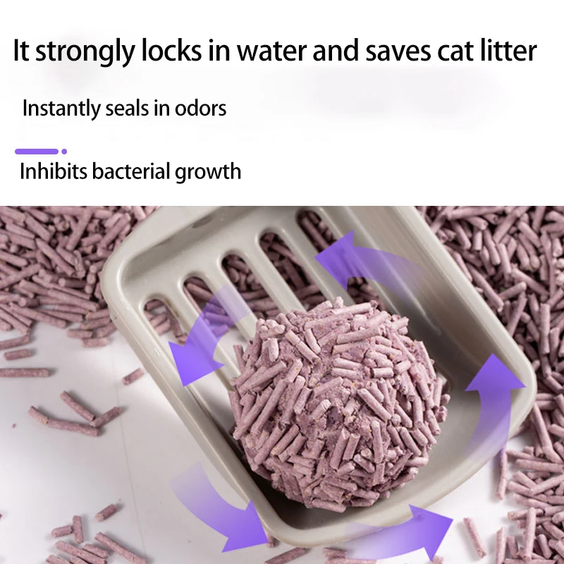 Quick Clumping Flushable 99% Dust Free Multiple Cat Lavender Scented Tofu Cat Litter