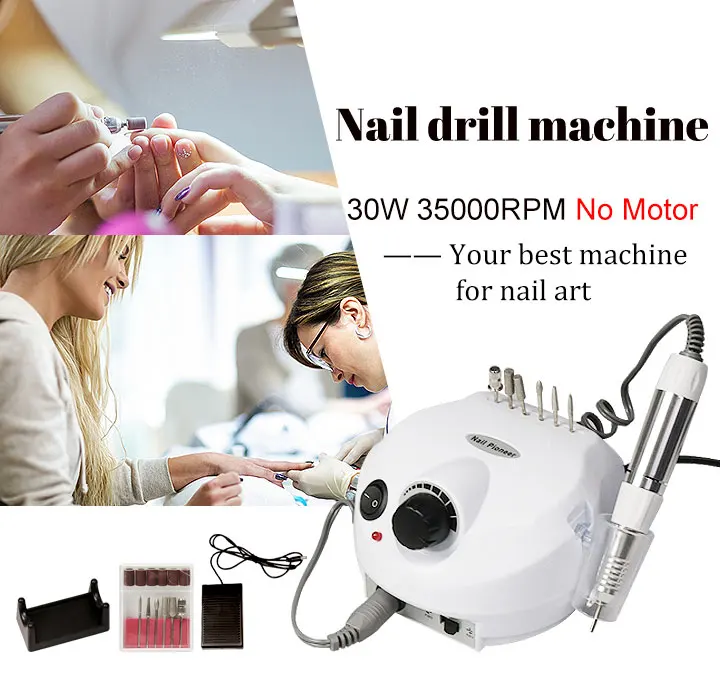 Professional Drill Manicure Mini Drill Electric Nail Sander Electric Nail Drill 35000RPM