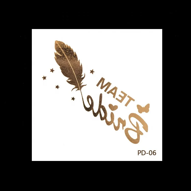 Hen Night Golden Sticker Bachelorette Party team Bride Bridesmaid tribe squad temporary tattoo for bride to be supplies