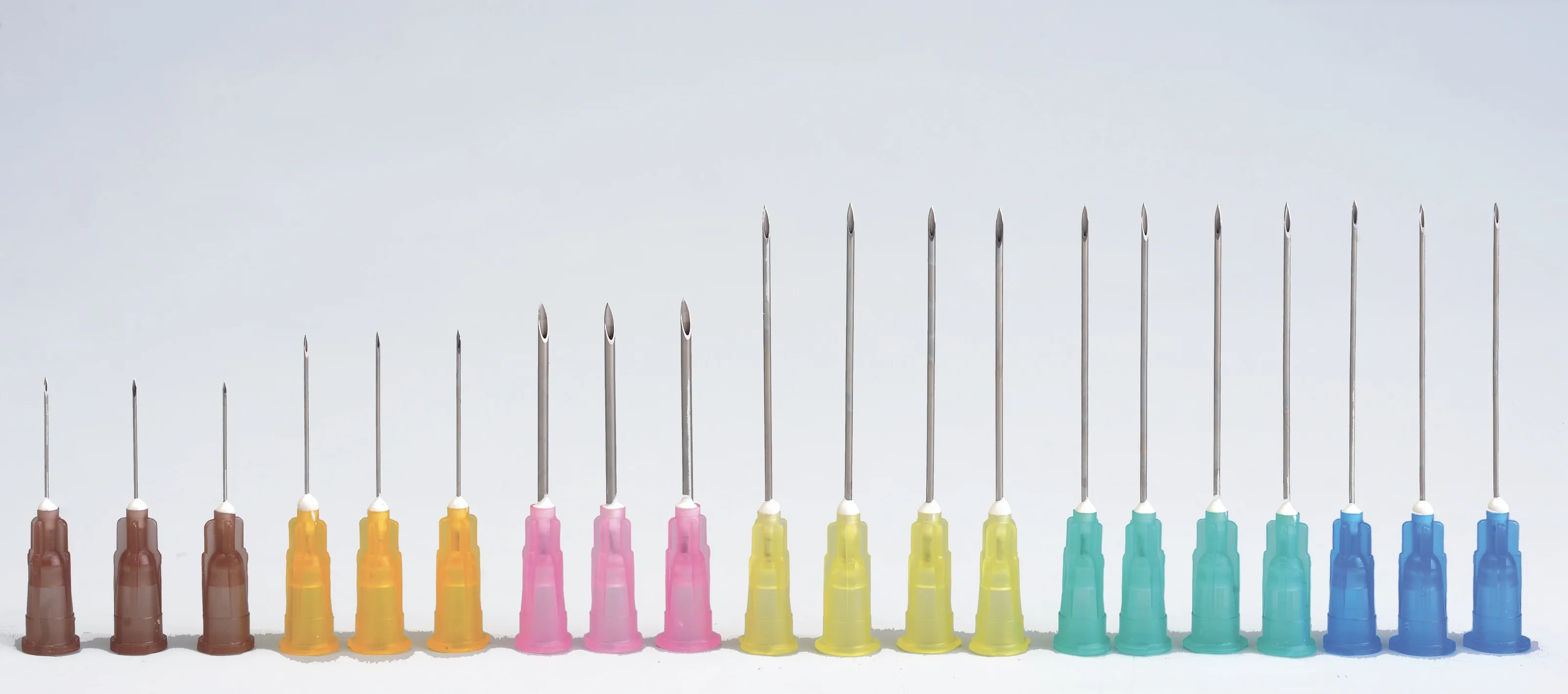 
Disposable hypodermic injection needles 