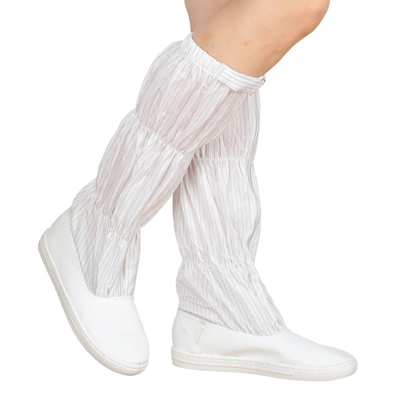 Good Quality ESD Safety Cleanroom Shoes Anti Static Shoes esd long work pvc pu autoclavable boots