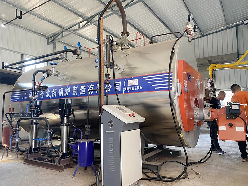 China Manufactory 2000kghr Oil 1ton Diesel Steam Price 1 2ton 4 Ton 6ton Gaz Fired Boiler With Factory Prices