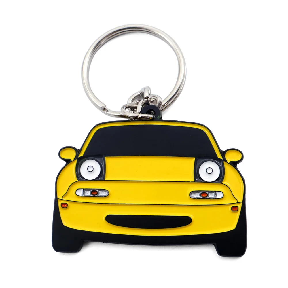 Custom Zinc Alloy Metal 3d Car Body Logo Key Chain Brand Car Shape Model Enamel Keychain As Gift