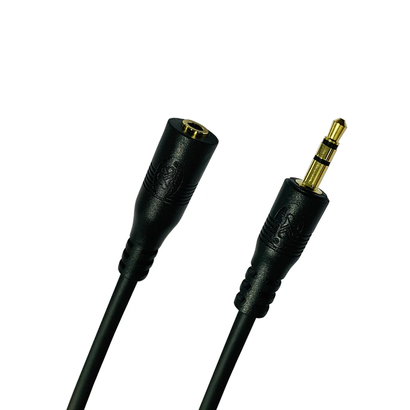 gold plated 3.5mm stereo jack male to female3.5 audio extension cable