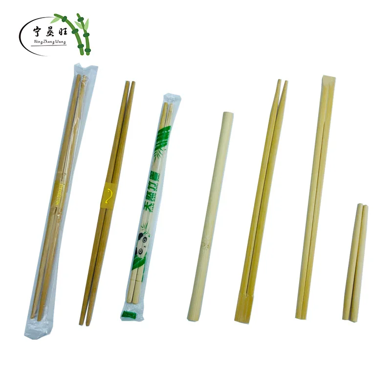 Factory direct supply wholesale Chinese round bamboo chopstick 23cm disposable Tensoge bamboo chopsticks for Hotel Restaurants