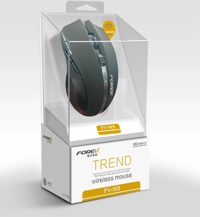 Amazons hot FV-W9 wireless computer mouse silent rechargeable ergonomic vertical mouse