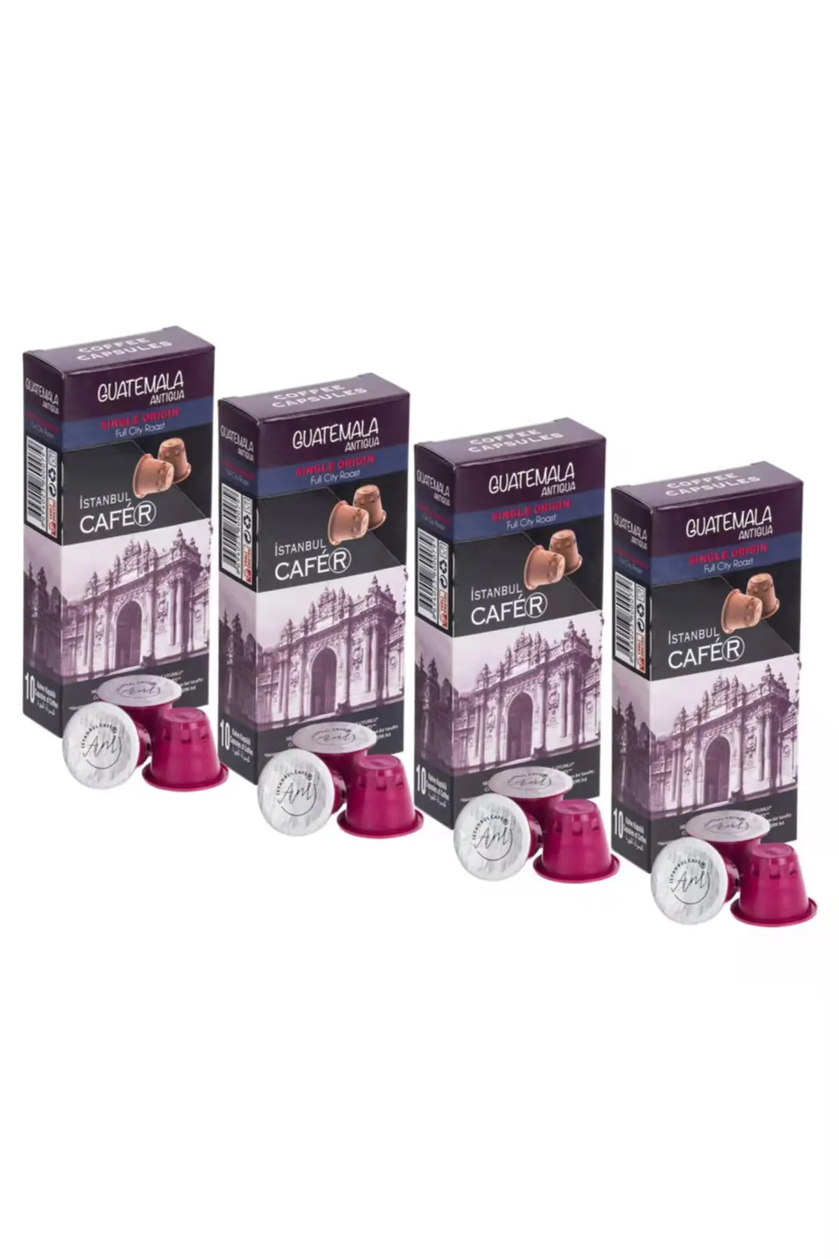 Wholesaler High End Metal Silver Paper Material espresso Capsules Packaging Custom Coffee packaging Gift Box