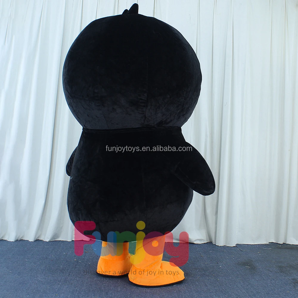 Wholesale Realistic Penguin Mascot Costume Inflatable Plush Material for Outdoor Parties and Games Fancy Dress Party Game