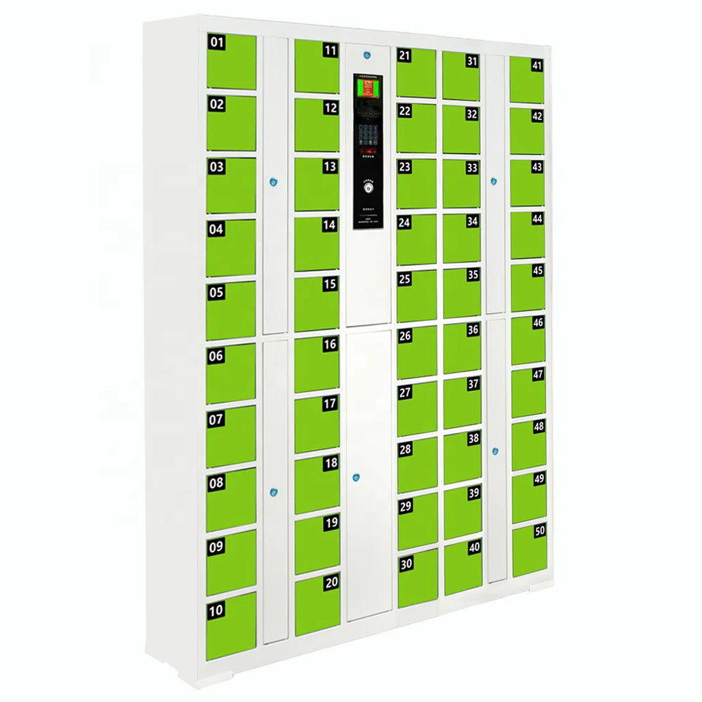 30 40 50 60 door bar code Smart Locker for storage mobile phones staff locker Face recognition locker without charging function
