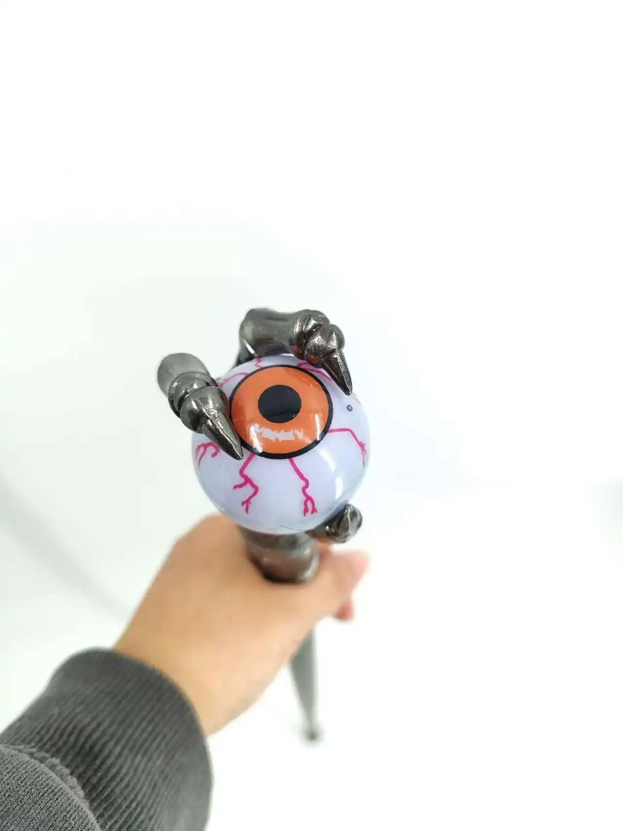 Dragon Claw metal cane with rolling glowing eyes Halloween Costume cane Christmas gift Stick for everyone