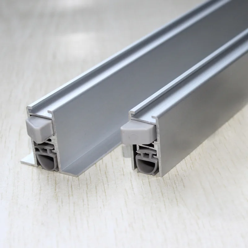 Surface Mounted Door Bottom Seals Aluminum Auto Drop Down Door Weather Stripping Weatherstrips