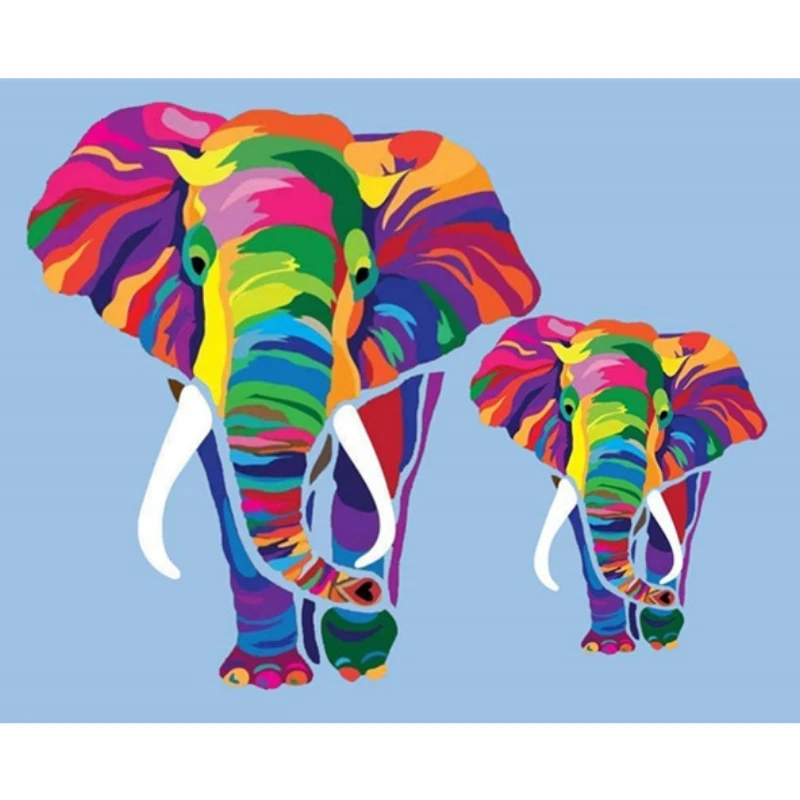 Elephant Animal Diamond Painting 5d Diy Embroidery Cross Stitches Full Drill Diamond Painting Diy Painting Kits