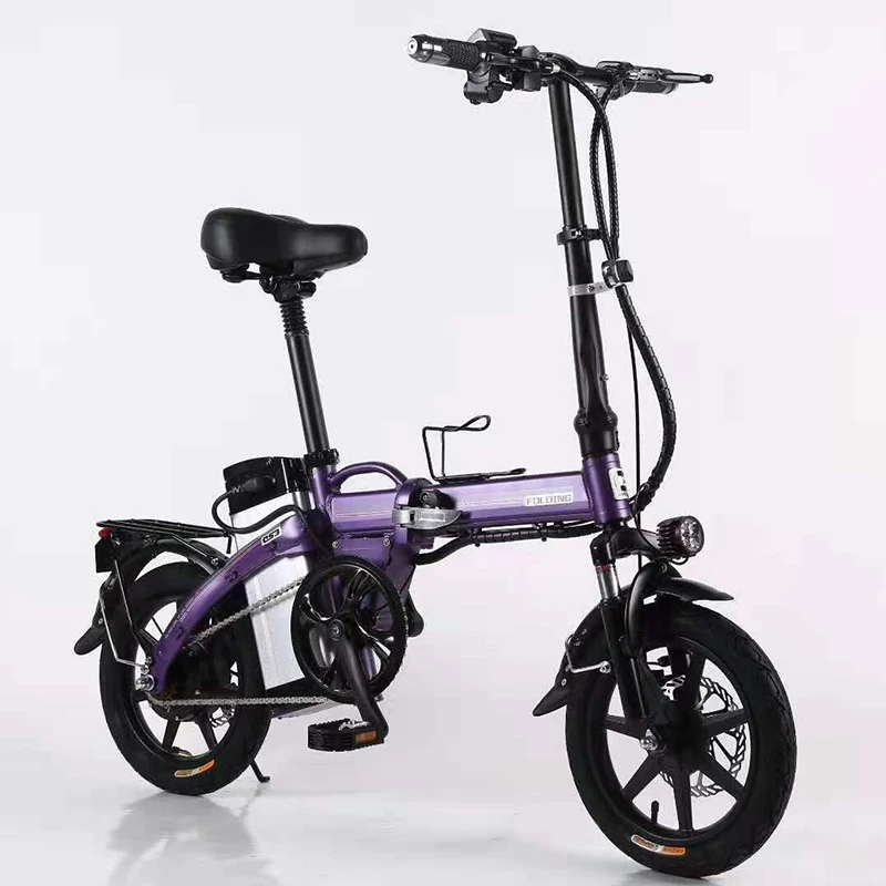 14inch Normal tire electric bike with 750W 48V folding bicycle E-bike mini e-bikes kids electric city bike on sale