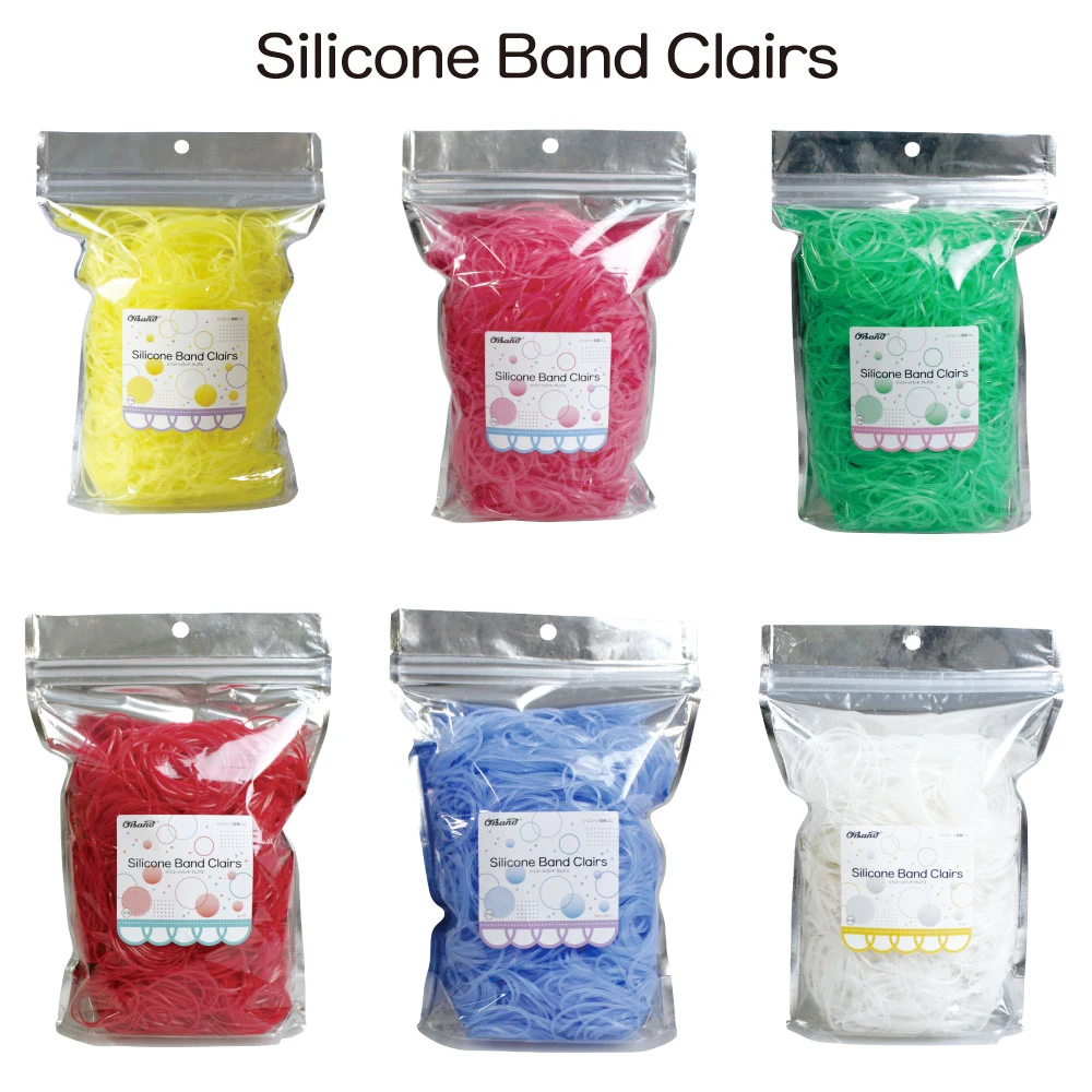 Other Wholesale Japanese small custom natural cheap Silicone elastic hair color rubber band products supplier price