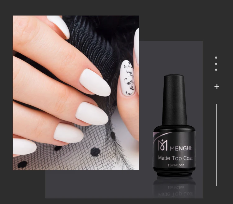 Menghe nail gel polish supplier matte top gel in bulk buy gel nail polish Pleuche Velvet effect matte top coat