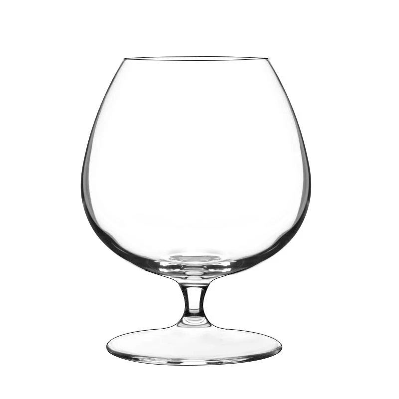 Brandy Crystal Small Glasses Snifter Set of 2 Handcrafted - Good for Bourbon Whiskey